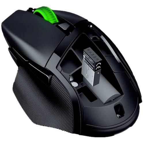 RAZER Basilisk V3 X HyperSpeed Ergonomische Gaming-Maus Bluetooth® Optisch Schwarz 7 Tasten 18000 dpi Ergonomisch