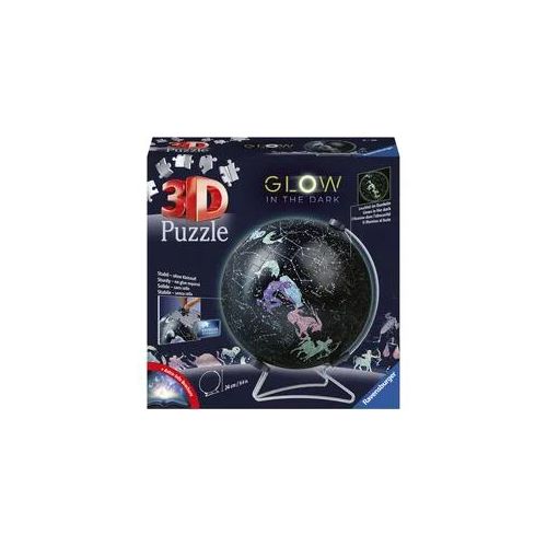 3D-Puzzle RAVENSBURGER "Glow In The Dark - Sternenglobus" Puzzles bunt Kinder Made in Europe; FSC - schützt Wald weltweit