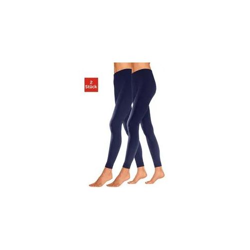 Thermoleggings LAVANA Gr. M (40/42), N-Gr, blau (marine, marine) Damen Hosen innen leicht angeraut