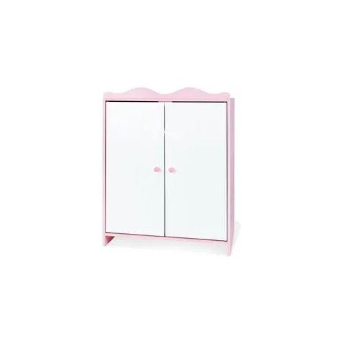 Puppenkleiderschrank PINOLINO "Jasmin" Puppenmöbel rosa (weiß/rosa) Kinder