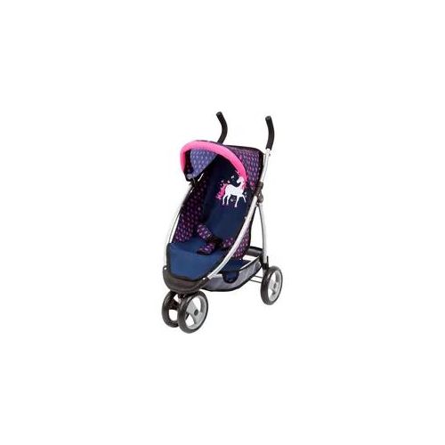 Puppenbuggy BAYER "Sport Jogger blau/pink" Puppenwagen bunt (blau/pink) Kinder