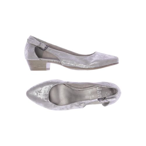 Jana Damen Pumps, silber, Gr. 36