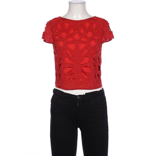 alice + olivia Damen Bluse, rot, Gr. 4