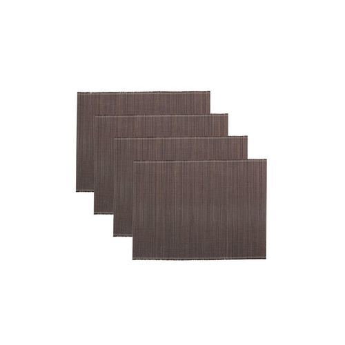 House Doctor Tischset Bamb 4er, L45 x B33cm, hellbraun