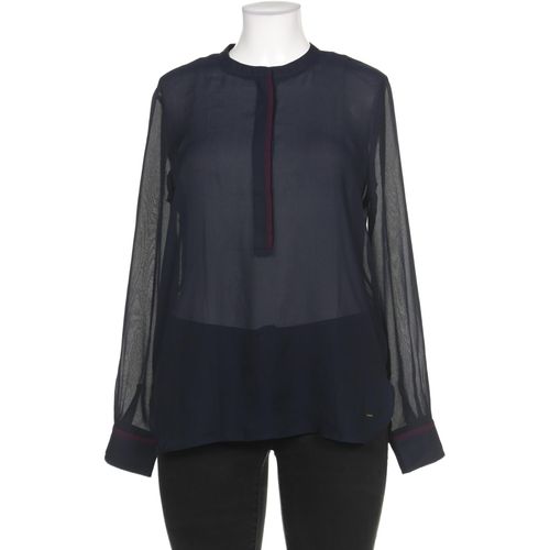 Tommy Hilfiger Damen Bluse, marineblau, Gr. 12