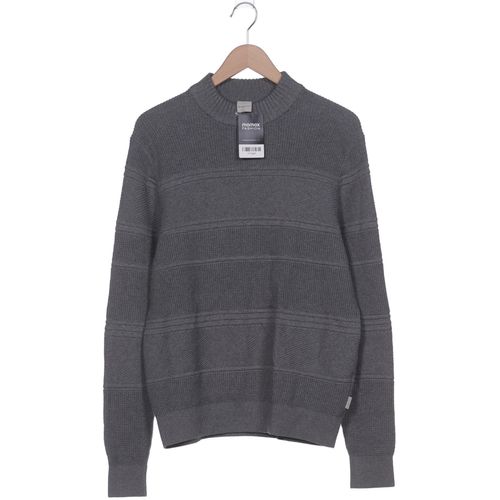 Bugatti Herren Pullover, grau, Gr. 48