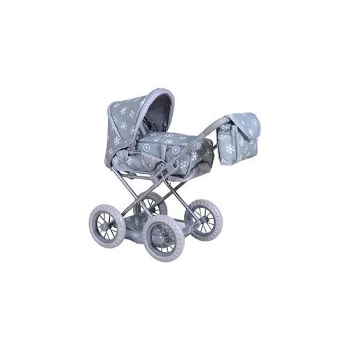 Kombi-Puppenwagen KNORRTOYS "Ruby - Royal Grey" Puppenwagen grau (royal grey) Kinder mit Wickeltasche