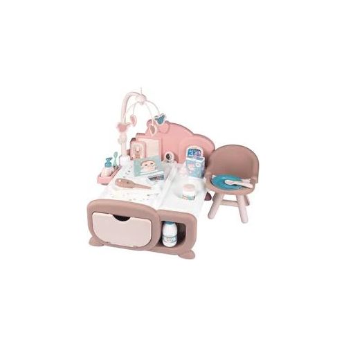 Puppen Pflegecenter SMOBY "Baby Nurse, Cocoon 3-in-1" Puppenmöbel rosa (rosa/pink) Kinder mit Sound; Made in Europe