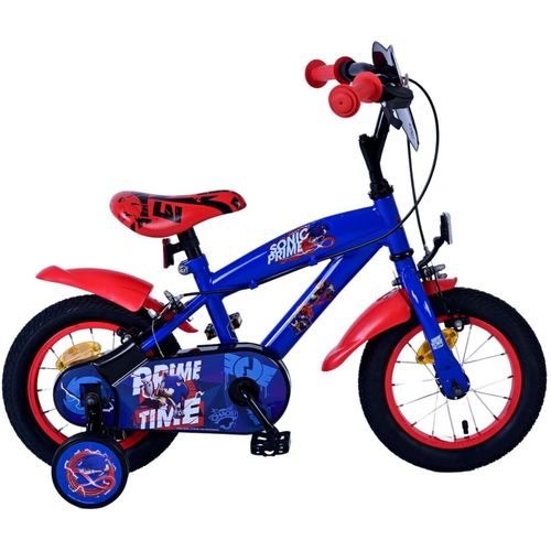 Kinderfahrrad Sonic für Jungen 12 Zoll Kinderrad in Blau Rot Fahrrad