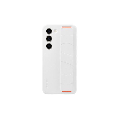 Handyhülle »Silicone Grip Cover White«, Samsung,Galaxy S23