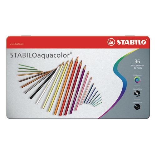 STABILO Buntstift »Aquacolor 36 Stü«, Wasservermalbar