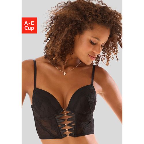 LASCANA Corsage, mit extravagantem Bänderdetail, sexy Dessous