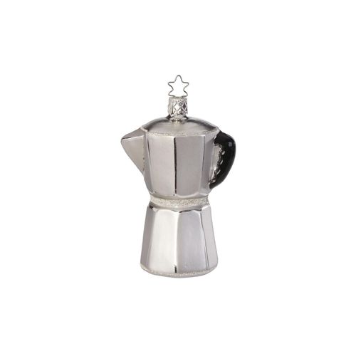 INGE-GLAS® Weihnachtsbaumkugel »Espressokanne Bialetti 45056 cm«, (1 St.)