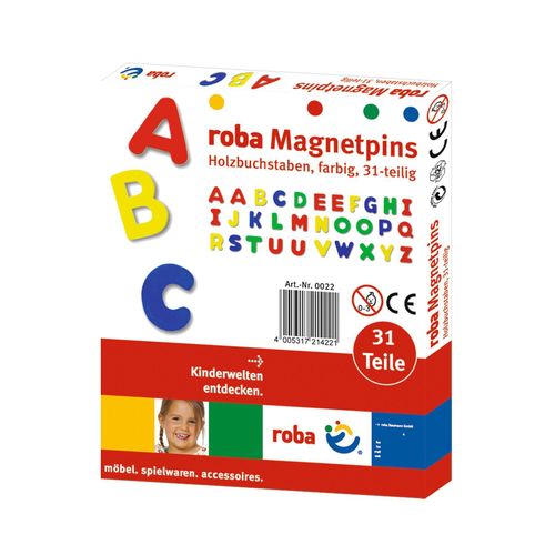 roba® Magnet »Magnetbuchstaben«, (31 St.)