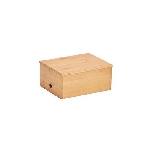 Schmuckkasten ZELLER PRESENT Aufbewahrungsboxen Gr. B/H: 19cm x 11,2cm, beige (natur)