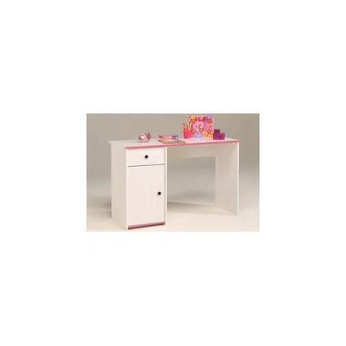 Kinderschreibtisch PARISOT "Smoozy" Tische Gr. B/H/T: 121cm x 77cm x 50cm, rosa (weiß/rosa) Kinder Jugendschreibtisch, Schreibtisch