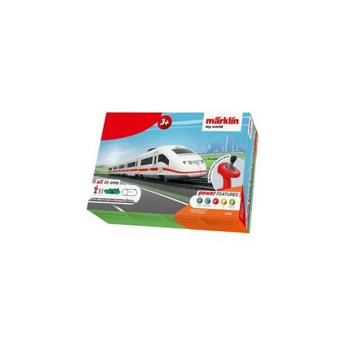 Modelleisenbahn-Set MÄRKLIN "Märklin my world - Startpackung ICE 3 29430" Modelleisenbahnen weiß Kinder mit Licht und Sound