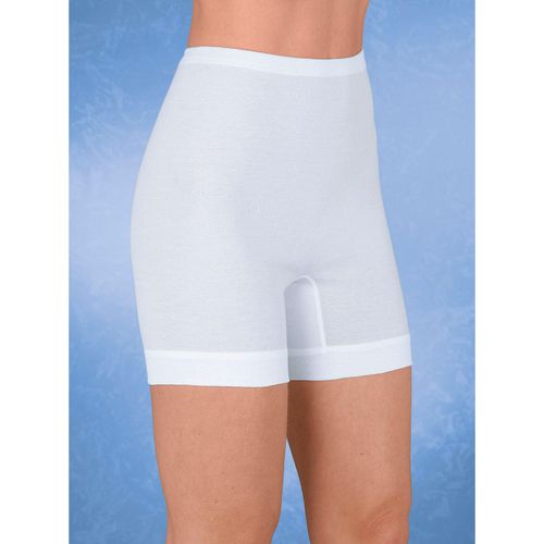 Lange Unterhose WÄSCHEPUR Gr. 48, weiß, Damen, 100% Baumwolle, Unterhosen