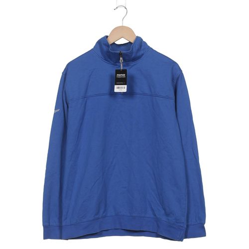 Trigema Herren Sweatshirt, blau, Gr. 52