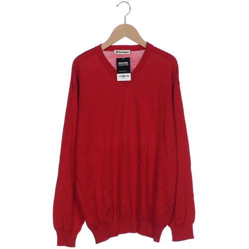 Burlington Herren Pullover, rot, Gr. 48