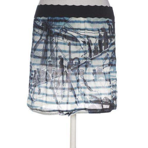 Jean Paul Gaultier Damen Rock, blau, Gr. 24