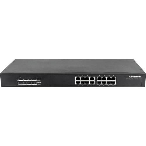 Intellinet 560993 Netzwerk Switch 16 Port 1 GBit/s PoE-Funktion