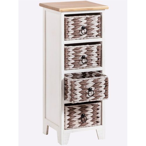 Kommode HEINE HOME Sideboards Gr. B/H/T: 55cm x 75,5cm x 30cm, 4 Schubladen, weiß Schubladenkommode Bad-Kommode