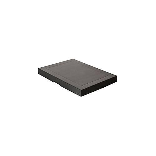 Archivbox Falken PURE Box Black A3, für bis zu 500 Blatt, mit Beschriftungsfeld, L 440 x B 320 x Füllhöhe 40 mm, Blauer Engel, FSC®-Pappe, schwarz