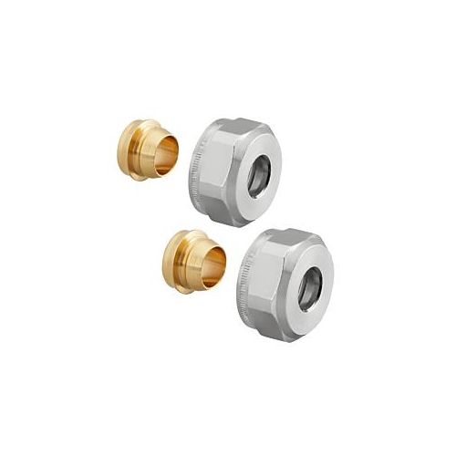 Oventrop Klemmringverschraubung OFIX 1016865 für CU-Rohr 18mm, 2 Stück