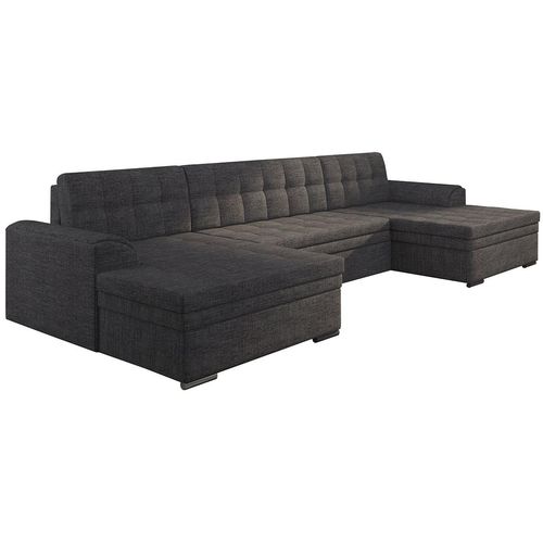 nabbi Ecksofa U mit Zerlegung Ventil UL/P - grau (Sawana 05)