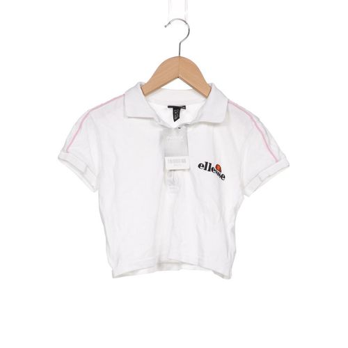 ellesse Damen Poloshirt, weiß, Gr. 32