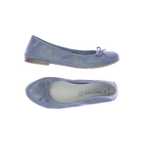 Marco Tozzi Damen Ballerinas, hellblau, Gr. 42