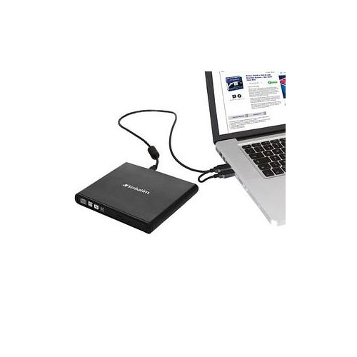 verbatim Slimline externer DVD-Brenner schwarz