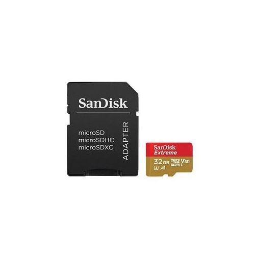 SanDisk Speicherkarte microSDHC-Card Extrem 32 GB