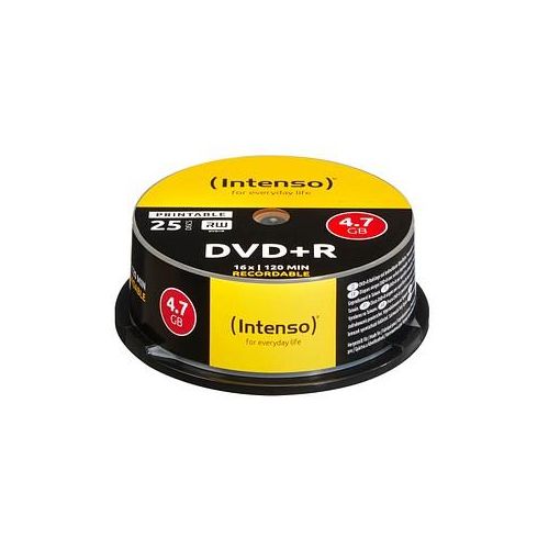 25 Intenso DVD+R 4,7 GB bedruckbar