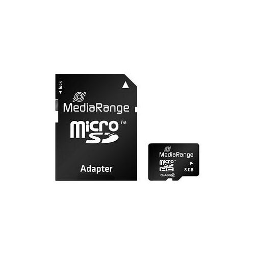 MediaRange Speicherkarte micro SDHC 8 GB