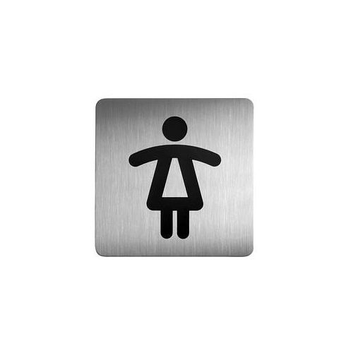 DURABLE Piktogramm "WC Damen" quadratisch 15,0 x 15,0 cm