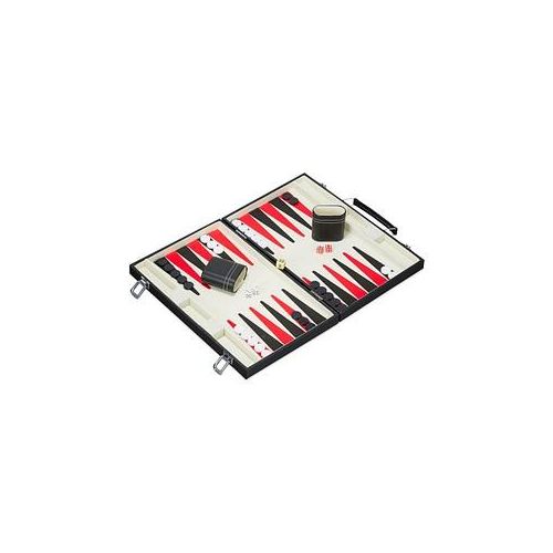 relaxdays Backgammon Koffer Brettspiel