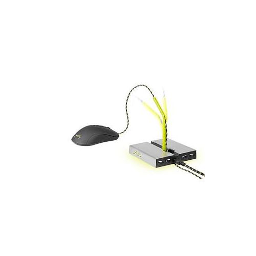 CHERRY XTRFY Mauskabelhalter B1 XG-B1-LED grau für Mauskabel