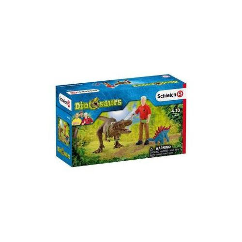 Schleich® Dinosaurs 41465 Tyrannosaurus Rex Angriff Spielfiguren-Set