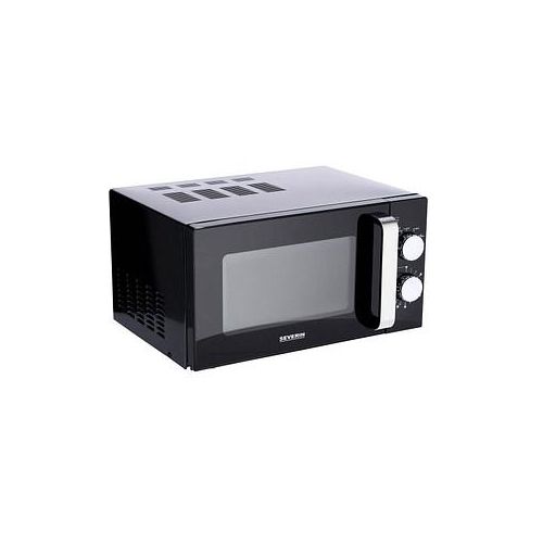 SEVERIN MW 7761 Mikrowelle 800 W schwarz, edelstahl