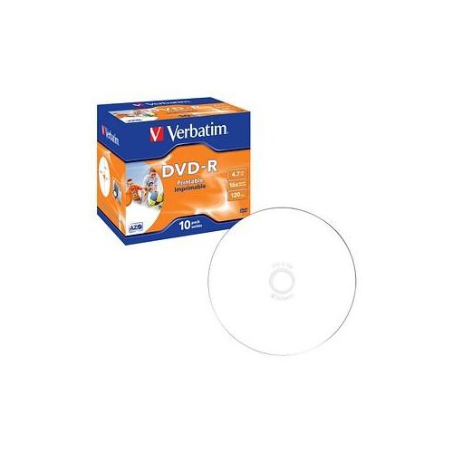 10 verbatim DVD-R 4,7 GB bedruckbar