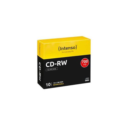 10 Intenso CD-RW 700 MB wiederbeschreibbar