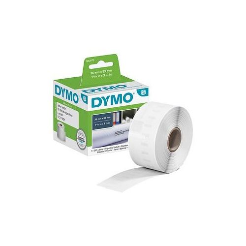 DYMO Etikettenrolle für Etikettendrucker 1983172 weiß, 36,0 x 89,0 mm, 1 x 260 Etiketten