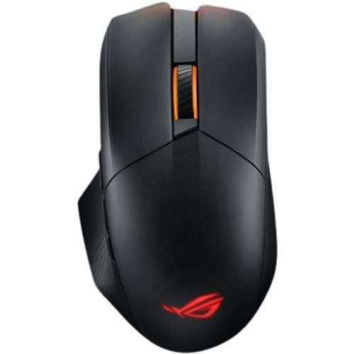 Asus ROG Chakram X Origin Gaming-Maus Funk, Bluetooth®, USB Optisch Schwarz, Silber 11 Tasten 36000 dpi Beleuchtet