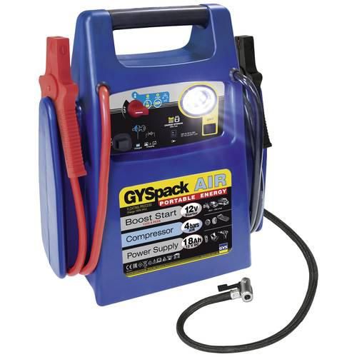 GYS Schnellstartsystem Gyspack Air 3in1 026322 Starthilfestrom (12 V)=480 A Spannungswandler 230 V, Kompressor, Verpolungs- u. Elektronikschutz