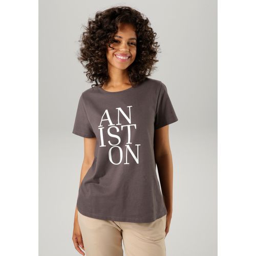 Aniston CASUAL T-Shirt, mit ANISTON-Schriftzug