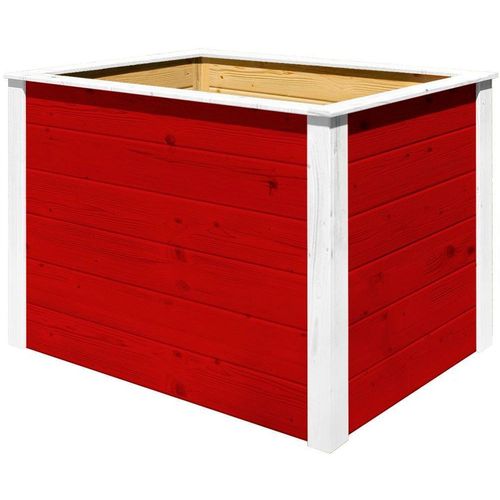 weka Hochbeet »Modular«, Element-Hochbeet, 21 mm, rot, 98 x 69 cm