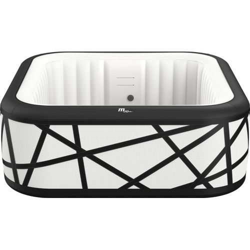 GardWell Whirlpool »Line«, (Set), selbstaufblasend, 132 Luftdüsen, BxLxH: 185x185x68 cm, für 6 Personen