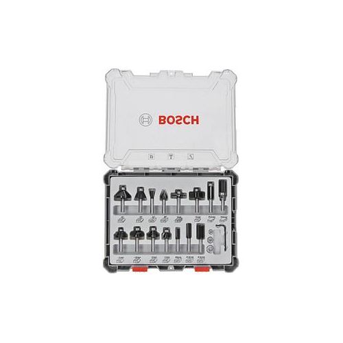 BOSCH Mixed Set Fräser-Set 15-teilig